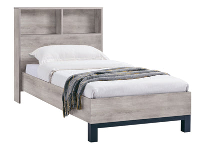 Bali Bookcase Bed- Grey Oak – Julian Bowen, view 3