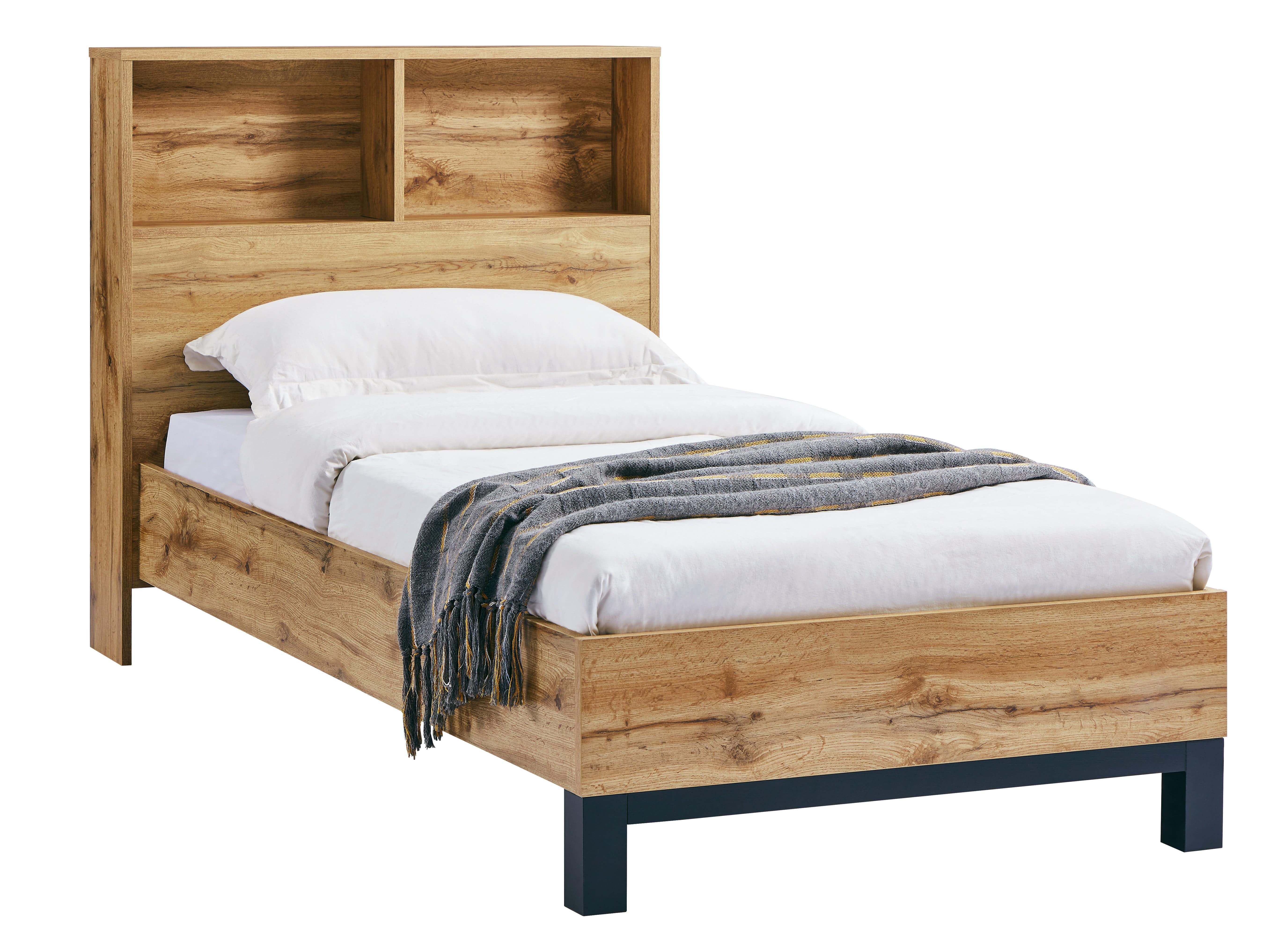Bali Bookcase Bed - Oak – Julian Bowen