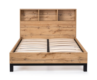 Bali Bookcase Bed - Oak – Julian Bowen, view 6