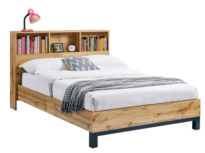 Bali Bookcase Bed - Oak – Julian Bowen, view 2