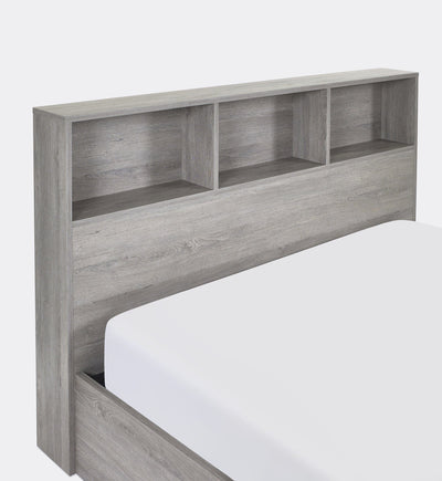 Bali Ottoman Storage Bed - Grey Oak – Julian Bowen, view 8