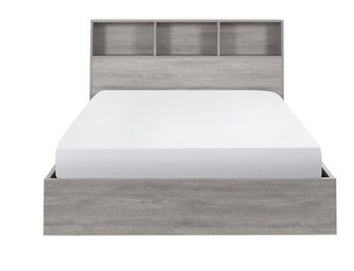 Bali Ottoman Storage Bed - Grey Oak – Julian Bowen, view 4