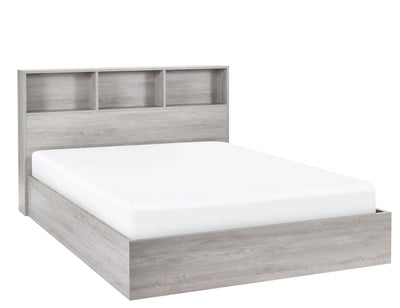 Bali Ottoman Storage Bed - Grey Oak – Julian Bowen, view 3