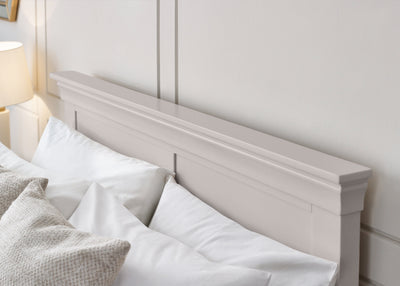 Clermont Bed - Light Grey – Julian Bowen, view 3