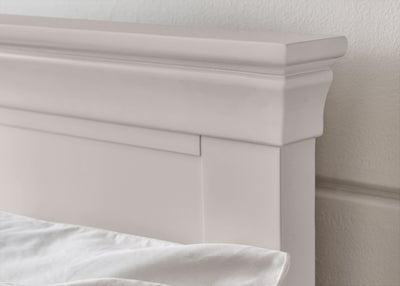 Clermont Bed - Light Grey – Julian Bowen, view 4