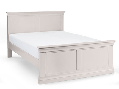 Clermont Bed - Light Grey – Julian Bowen