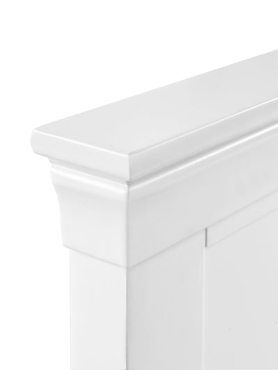 Clermont Bed - Surf White – Julian Bowen, view 7