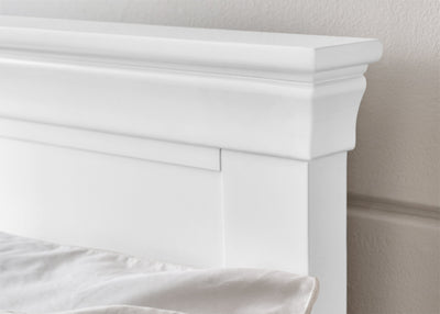 Clermont Bed - Surf White – Julian Bowen, view 5