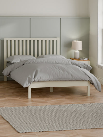 Coxmoor Bed - Ivory and Oak – Julian Bowen, view 2
