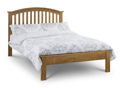 Julian Bowen Wood Bed Double 135cm 4ft 6in Olivia Bed Oak Finish - Wood - Light Oak Bed Kings