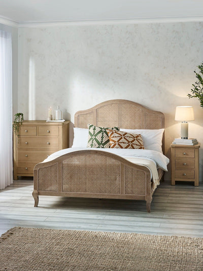 Fleur Rattan Bed - Light Oak – Julian Bowen, view 2