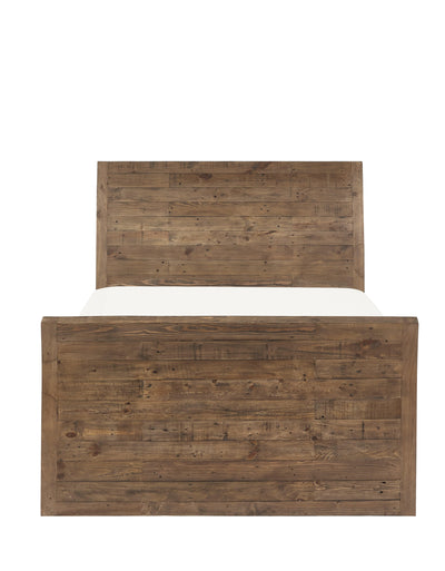 Heritage Bed - Reclaimed Pine – Julian Bowen, view 2