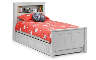 Maine Bookcase Bed Dove Grey – Julian Bowen