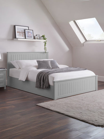 Maine Ottoman Bed - Dove Grey – Julian Bowen, view 5