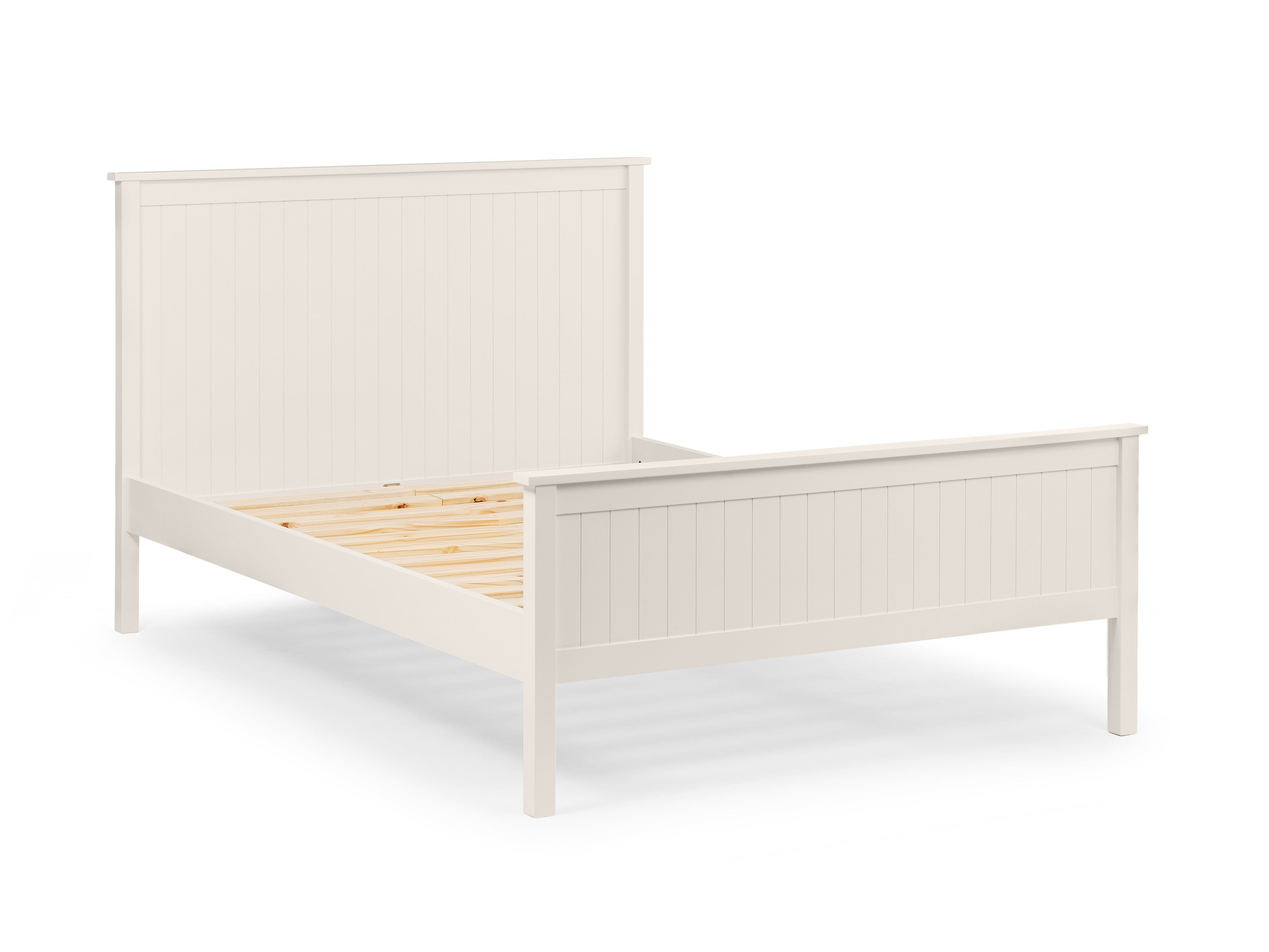 Maine Wooden Bed - Surf White – Julian Bowen, view 6