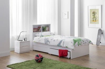 Manhattan Single Bookcase Bed – Julian Bowen, view 2