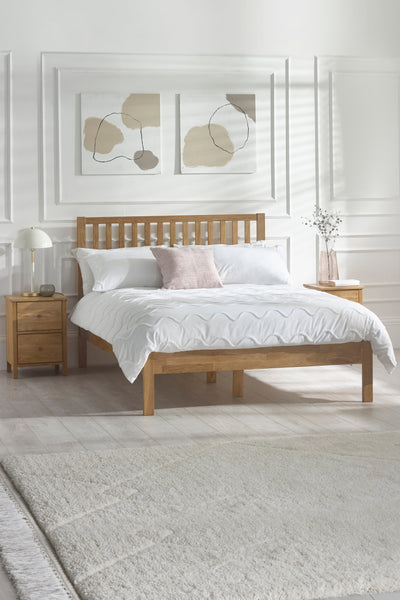 Coxmoor Bed - Oak – Julian Bowen, view 3