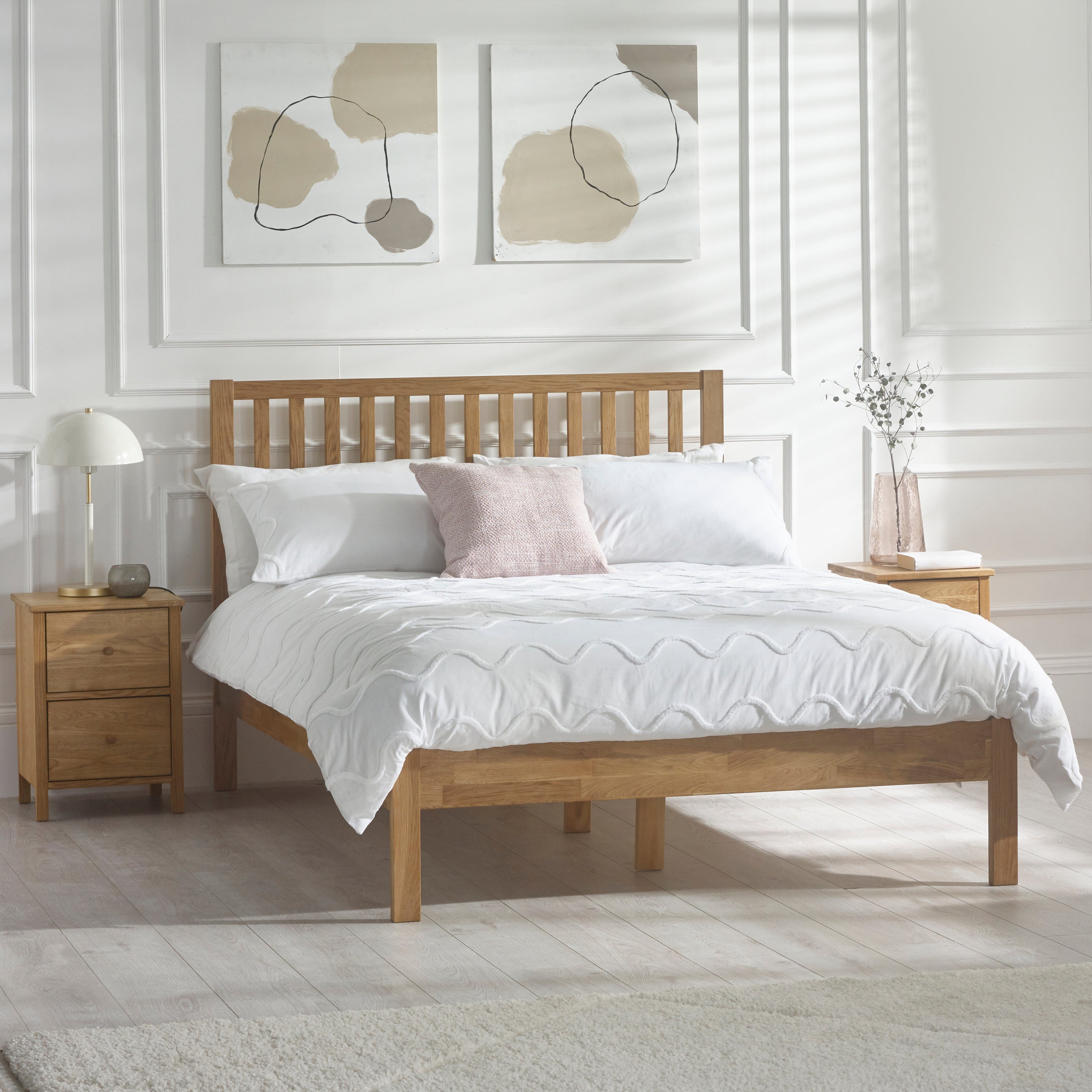 Coxmoor Bed - Oak – Julian Bowen, view 2