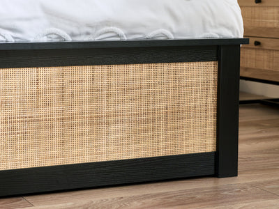 Padstow Ottoman Storage Bed - Black – Julian Bowen, view 6