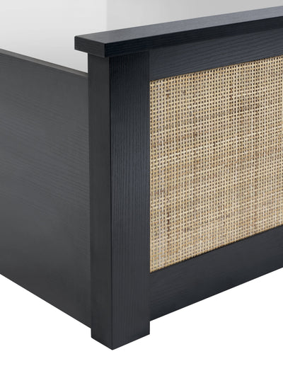 Padstow Ottoman Storage Bed - Black – Julian Bowen, view 7