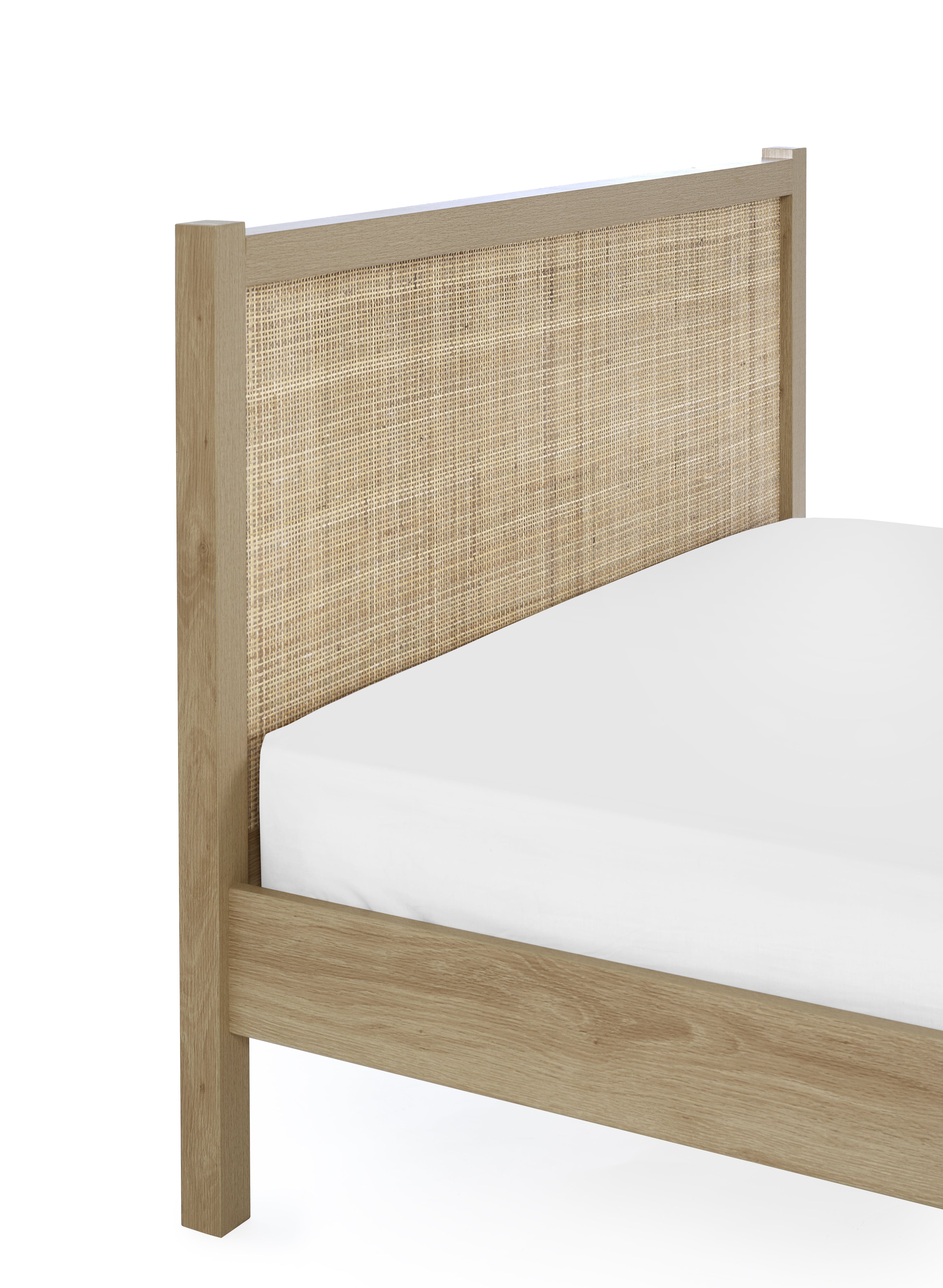 Padstow Rattan Bed - Oak – Julian Bowen, view 6