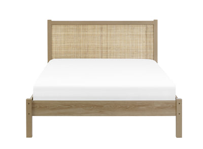 Padstow Rattan Bed - Oak – Julian Bowen, view 2