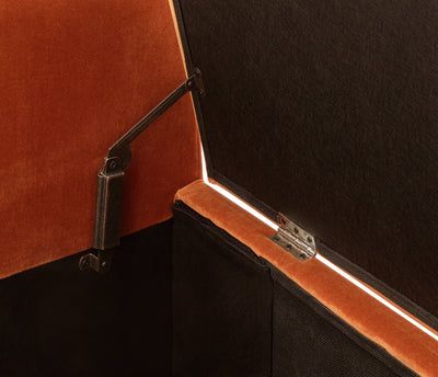 Genoa Window Seat Russet Fabric – GFW, view 17