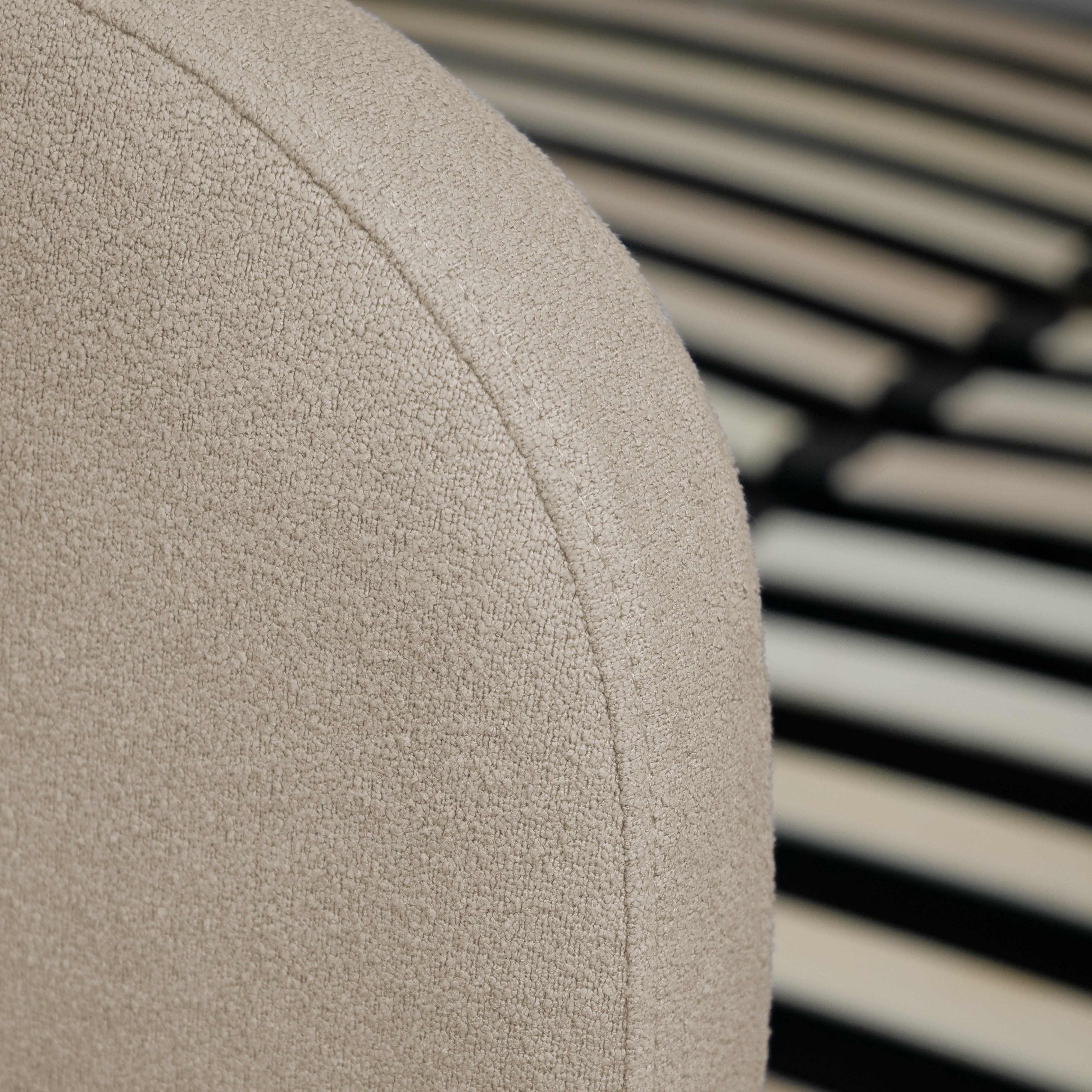 Florence Boucle Ottoman Bed Natural Stone – GFW, view 22