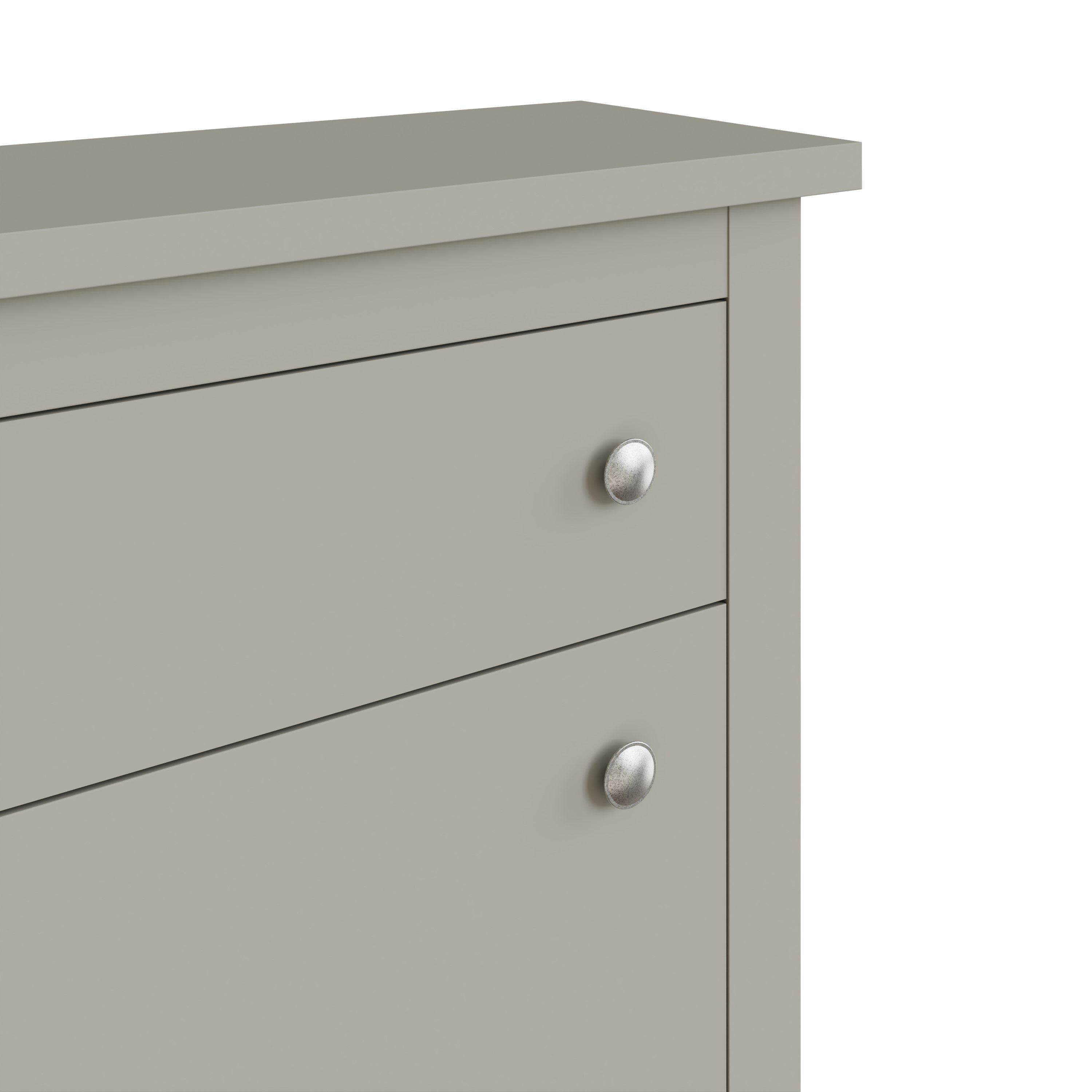 Deluxe Two Tier Shoe Cabinet – Grey