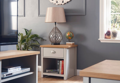 Lancaster Lamp Table Grey – GFW, view 14