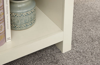 Lancaster Side Table With Shelf Cream – GFW, view 5