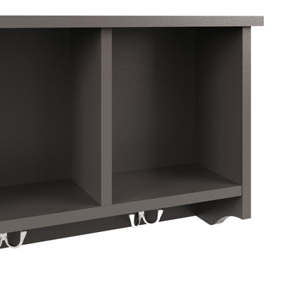 Kempton Wall Rack Grey – GFW, view 5