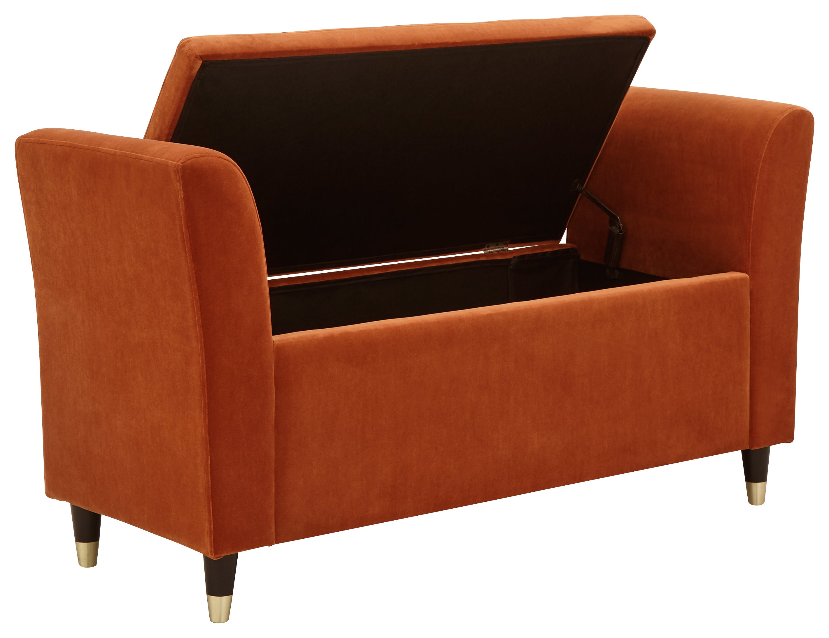 Genoa Window Seat Russet Fabric – GFW, view 11