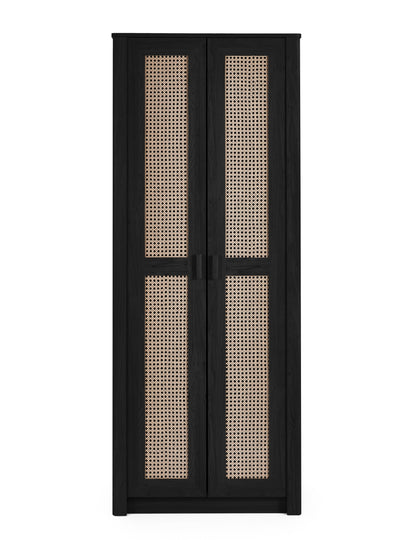 Sydney 2 Door Wardrobe - Black Ash – Julian Bowen, view 3