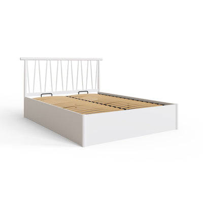 Fusum Spindle Ottoman Bed - White – GFW, view 14