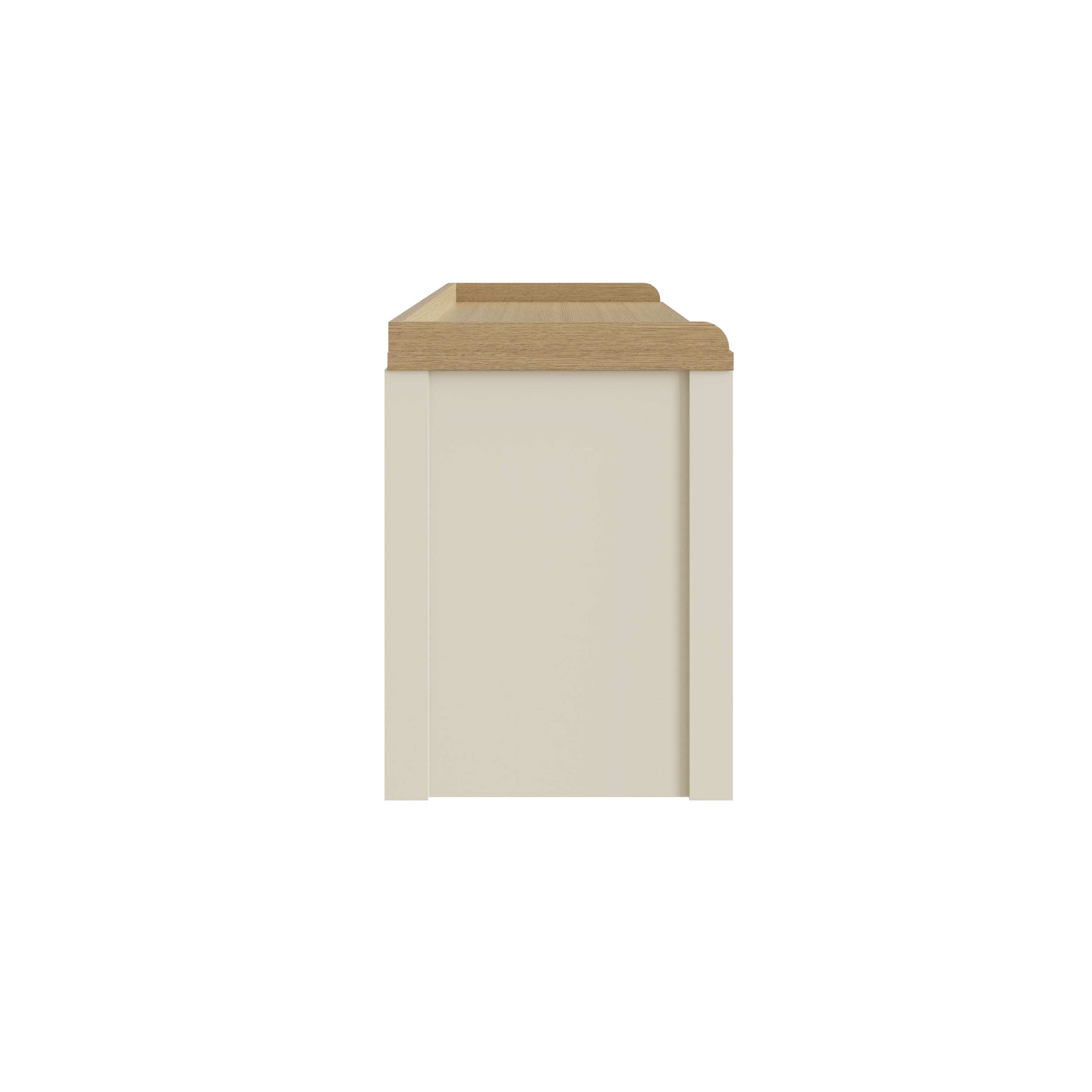 Lancaster 2 Door Shoe Bench Cream – GFW, view 6