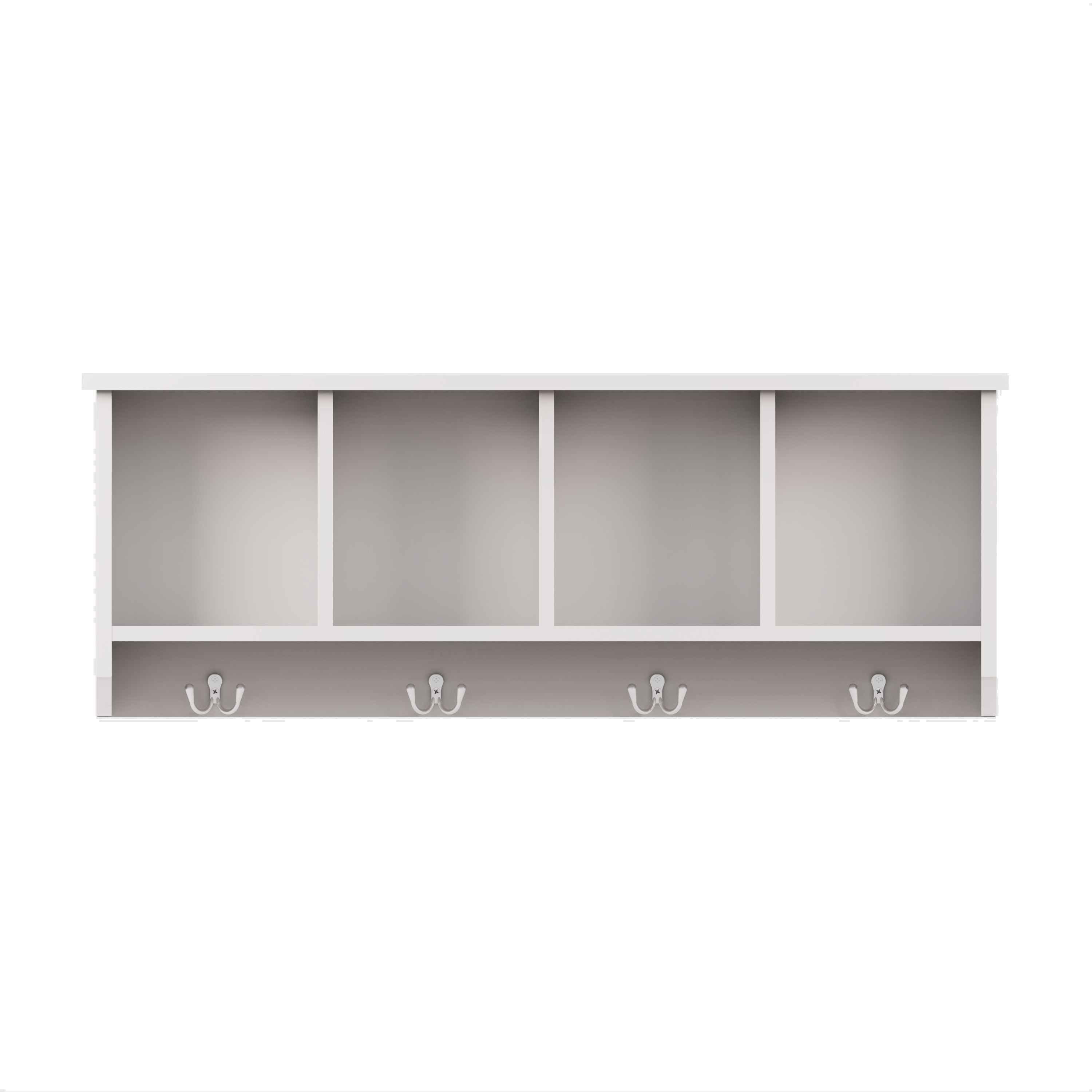 Kempton Wall Rack White – GFW