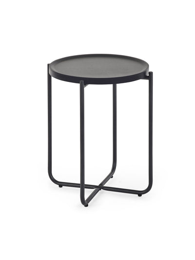 Sagrada Round Black Coffee and Lamp Table Set – Julian Bowen, view 3