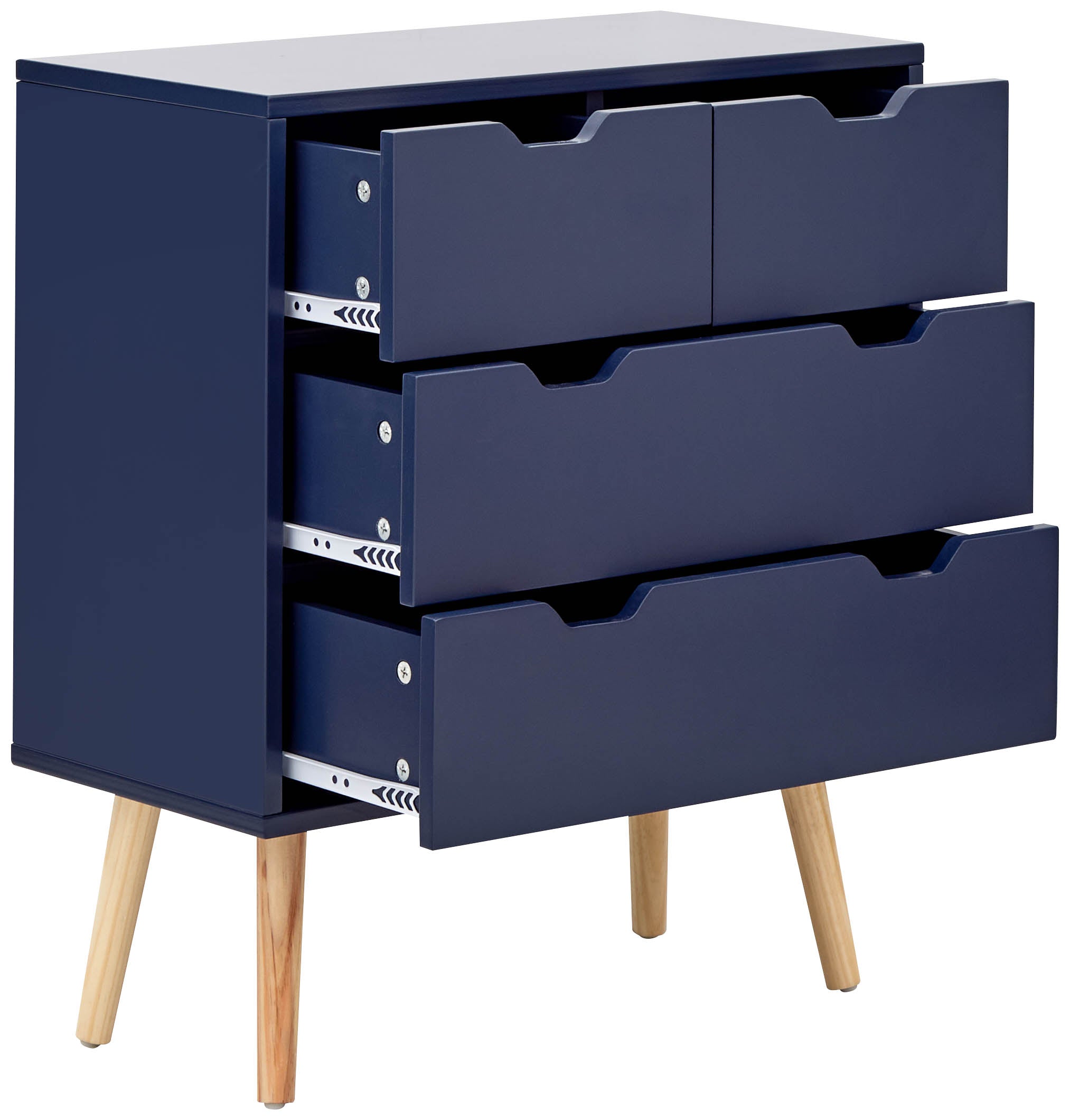 Nyborg 2+2 Drawer Chest Nightshadow – Nightshadow