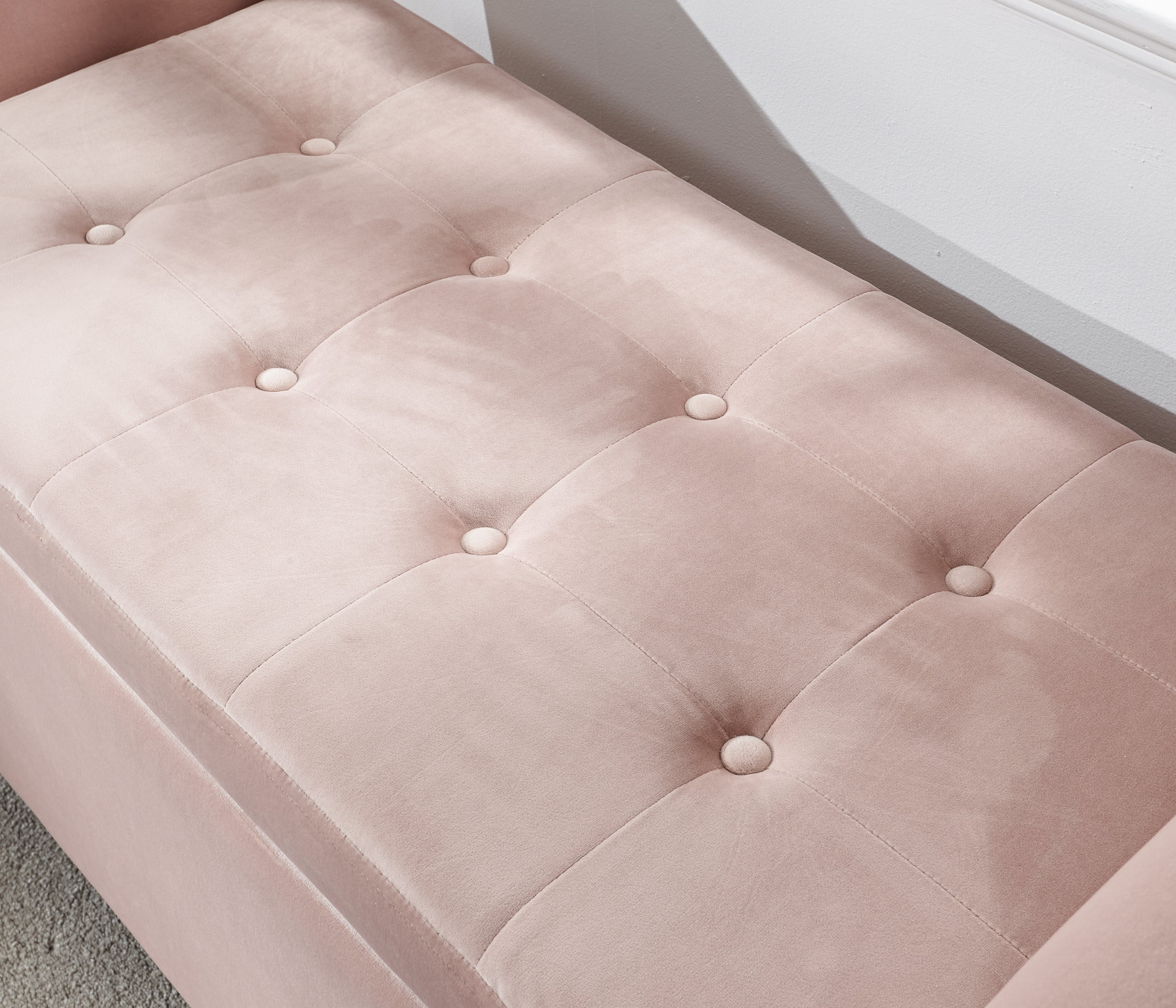 Genoa Window Seat Blush Pink Fabric – GFW, view 7