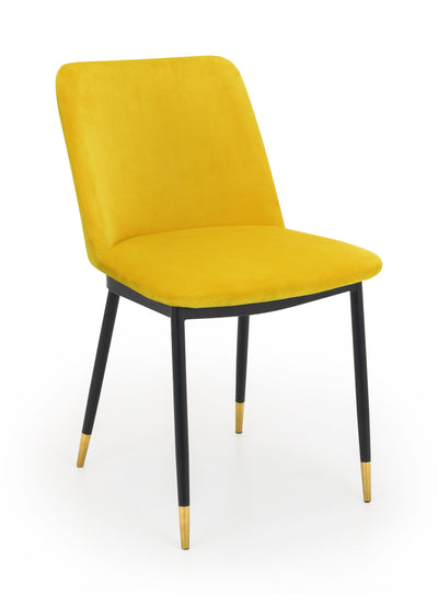 Delaunay Dining Chairs - Mustard (Set Of 2) – Julian Bowen, view 3