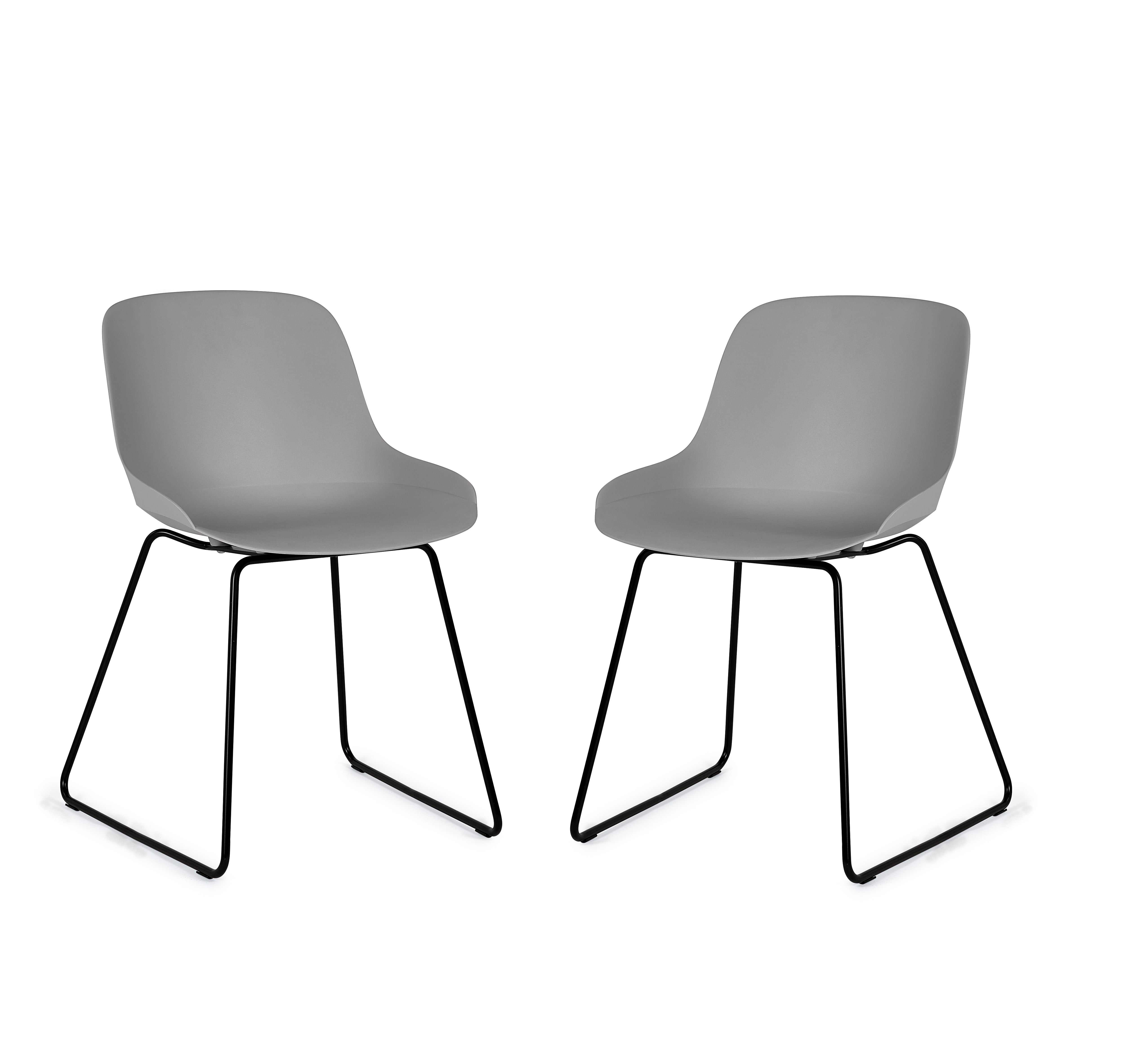 Rocco Chairs - Light Grey (Set Of 2) – Julian Bowen