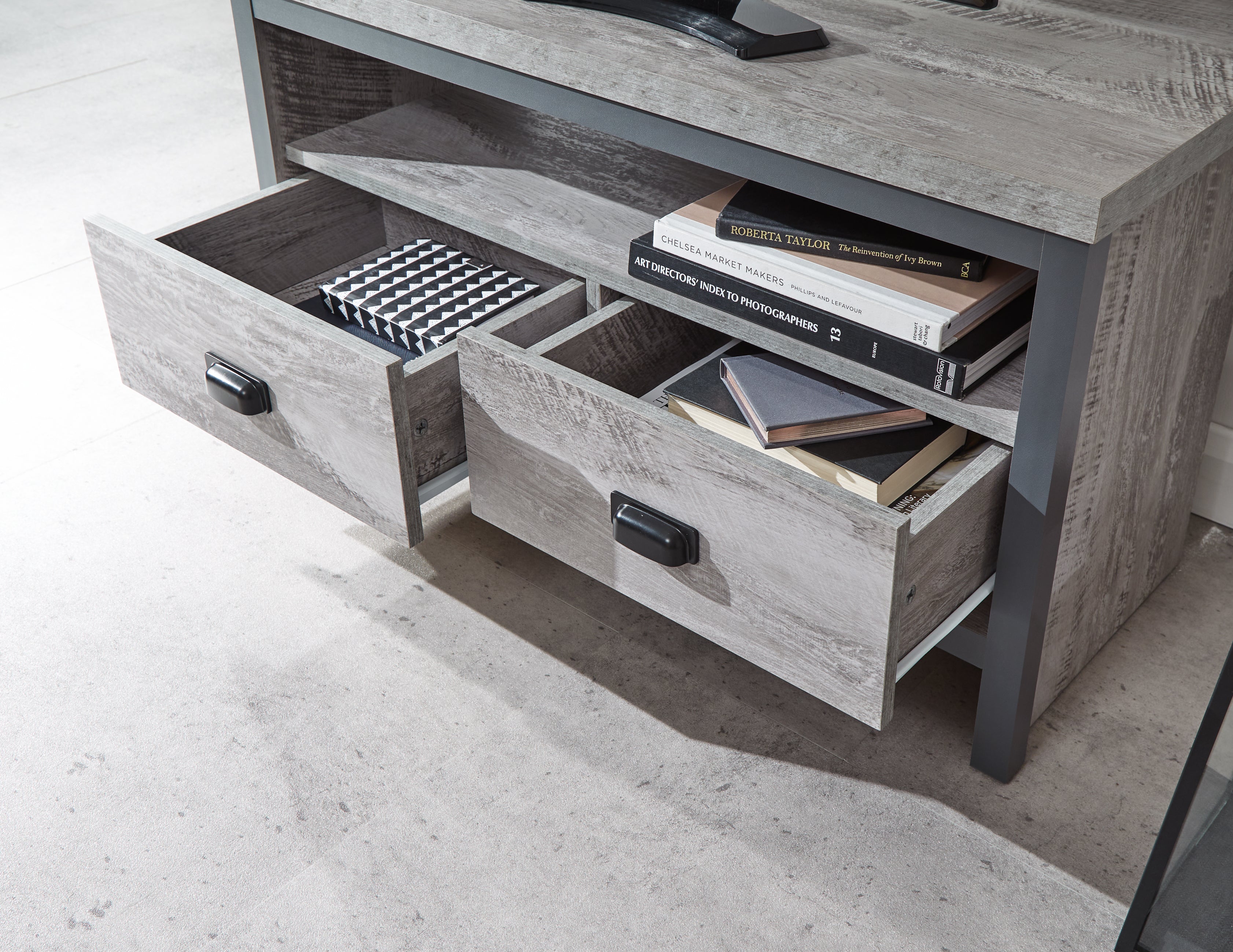 Boston Corner Tv Unit Grey – GFW, view 7