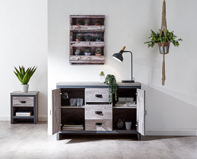 Boston 2 Door 3 Drawer Sideboard – Grey