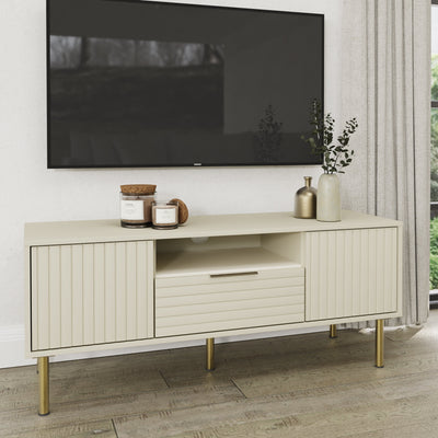 Nervata TV Unit Ivory – GFW, view 2