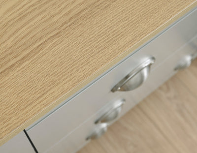 Lancaster 2+2 Drawer Chest Grey – GFW, view 8