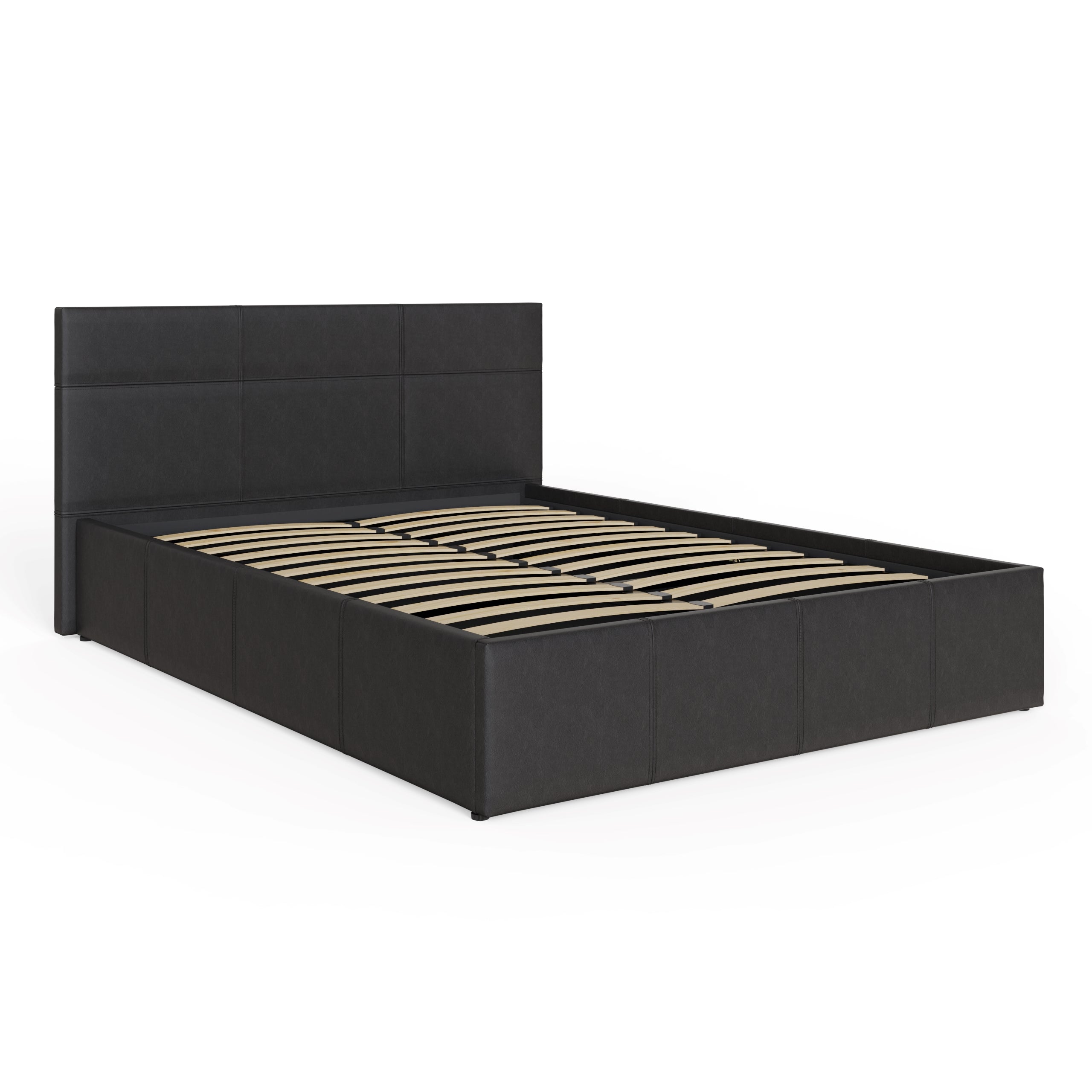 Side Lift Ottoman Bed Black – GFW, view 10
