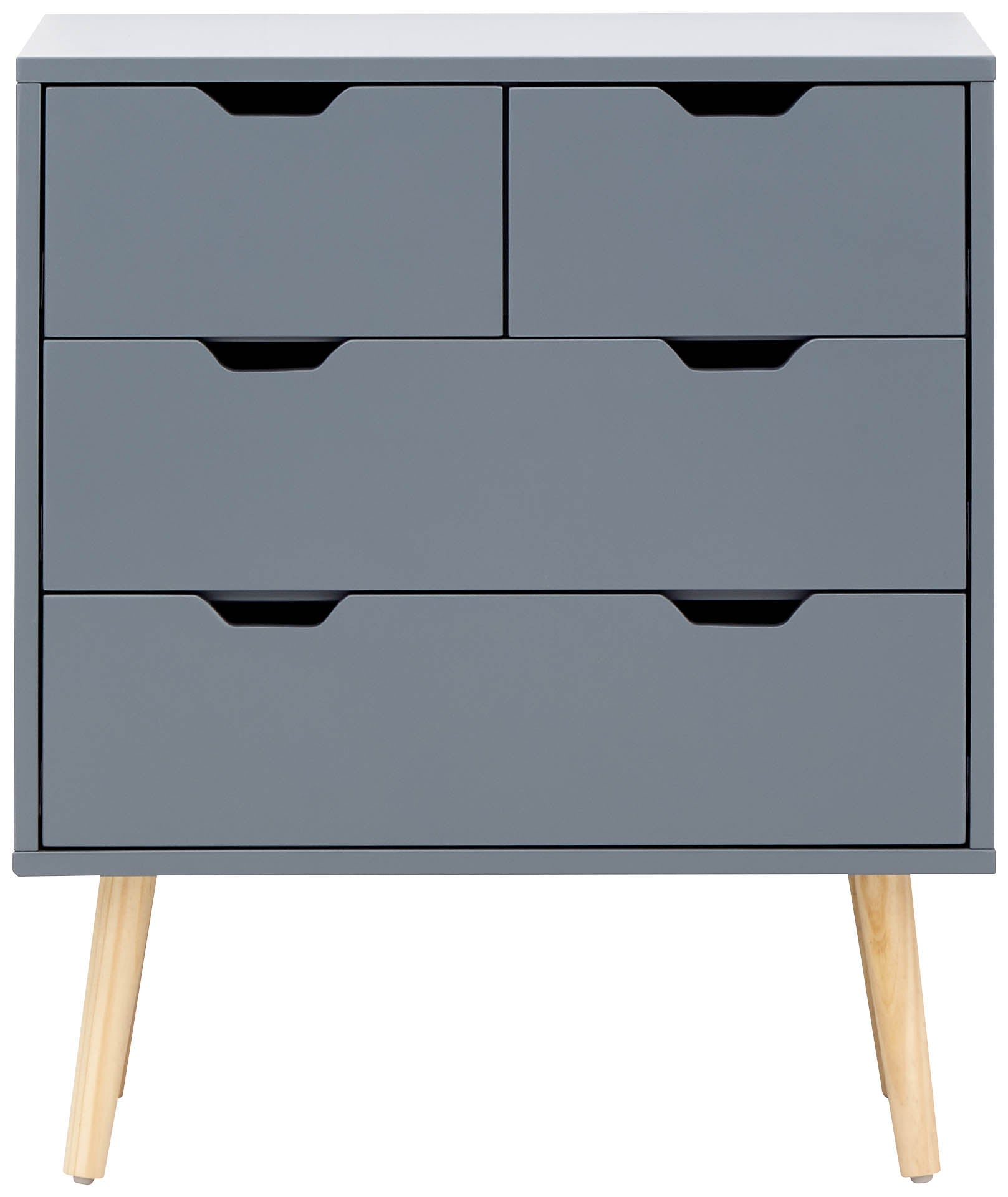 Nyborg 2+2 Drawer Chest – Dark Grey