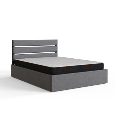 Hudson 120cm End Lift Ottoman Bed – Grey