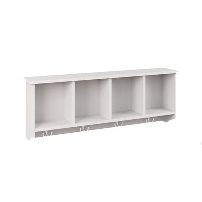 Kempton Wall Rack White – GFW, view 3